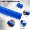 1 Pair Bike Handle Grips Wear Resistant Non-Slip Design Shock Absorption Universal Bicycle Handlebar Grips Covers Replacement Parts