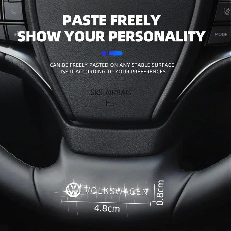 Car Stickers Car-Styling Logo Interior Decorative Accessories For Volkswagen VW Scirocco Jetta Beetle Golf CC Sharan Touran