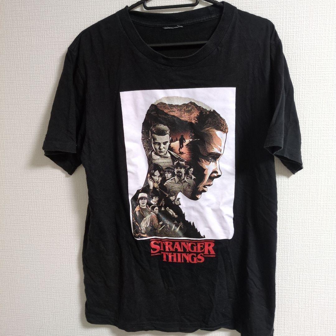 Stranger Things T-shirt Top Black XXXXL