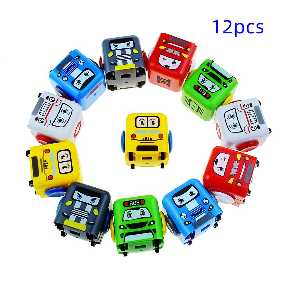 

12/30 шт. игрушечный автобус-гироскоп, игрушечный автомобиль, детский подарок на день рождения, школьные подарки на Рождество для мальчиков и девочек