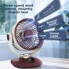 LED Digital Display Air Circulation Fan Type-c Rechargeable Outdoor Camping Fan  Bedroom
