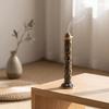 Vertical Scent Vessel Burner Decorative Alloy Classical Decor for Meditation,