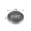 2Pcs Led Luminous Car Coasters with 7 Colors Changing Light for Toyota GR GAZOO RACING Rav4 Yaris Hilux Corolla Prius Auris FP1