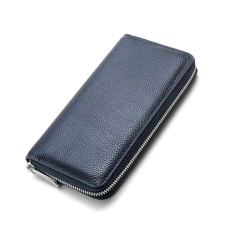 

[DDCFBLCG] [wallet men s Long wallet] Wallet Made of genuine leather High durability large capacity cowhide Skimming prevention With coin purse
