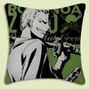 Anime One Pieces L-Luffy Pillow Covers Cartoon Sofa Decorative Home Double-Sided Printing Short Plush Cute Cushion Cover