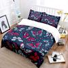 Colorful Butterfly Pattern Background Print Bedding Set 1 Duvet Cover 2 Pillowcases For Adult And Children Luxury Gift Full Size