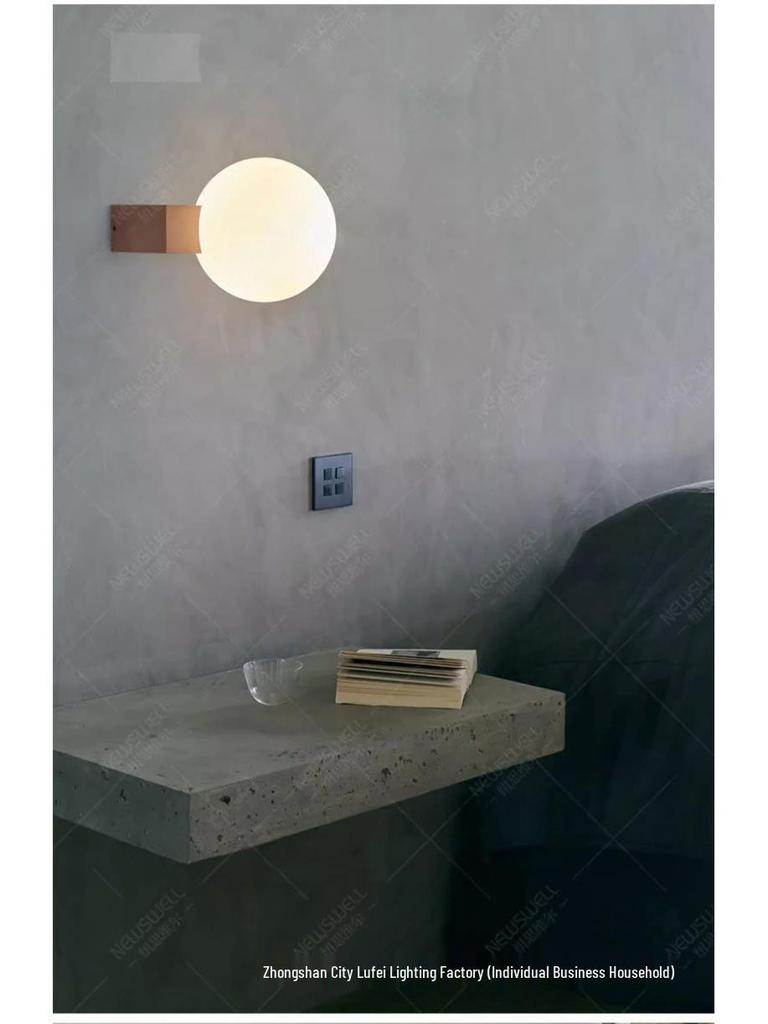Postmodern Minimalist Italian Designer Wall Lamp: Ideal for Living Rooms, Corridors, Aisles, Bedrooms, and Bedside Tables