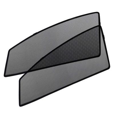 Tokutoyo Prius 30 Series Interior Laser Sunshade Mesh Curtain Car Shade Blocking Front Door Set and [Custom Design] Sunshade/Light (Left Right)