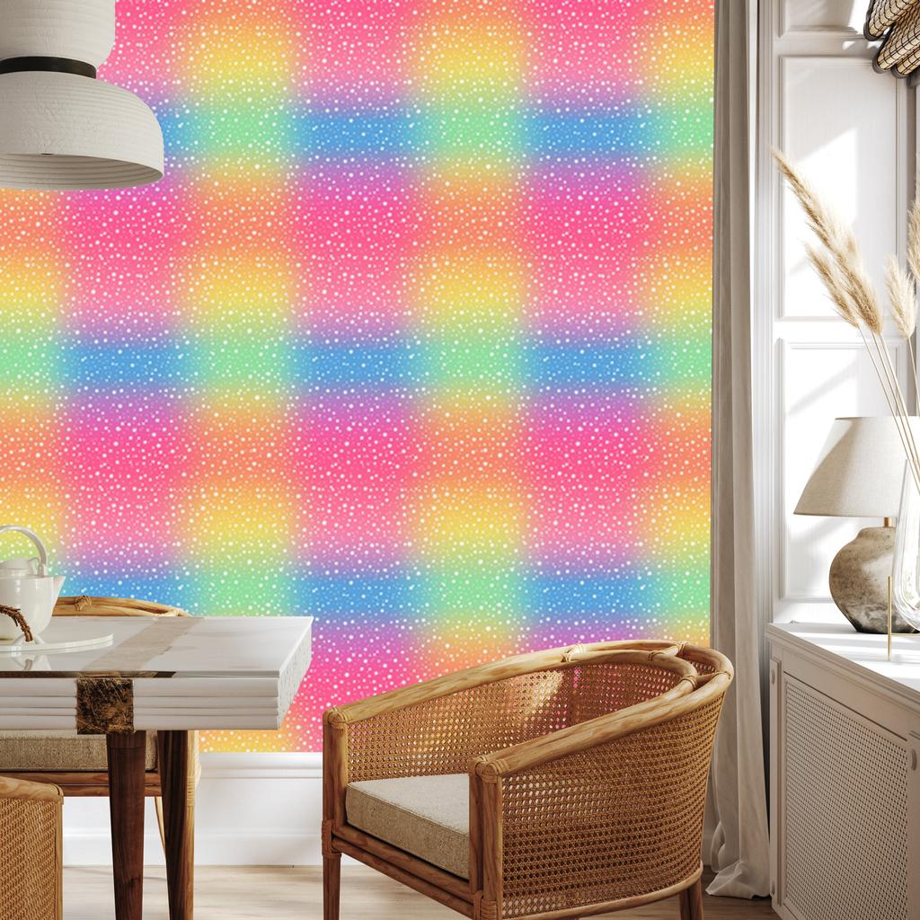 Powder pink and peach glitter wallpaper for living room and bedroom 50x1000