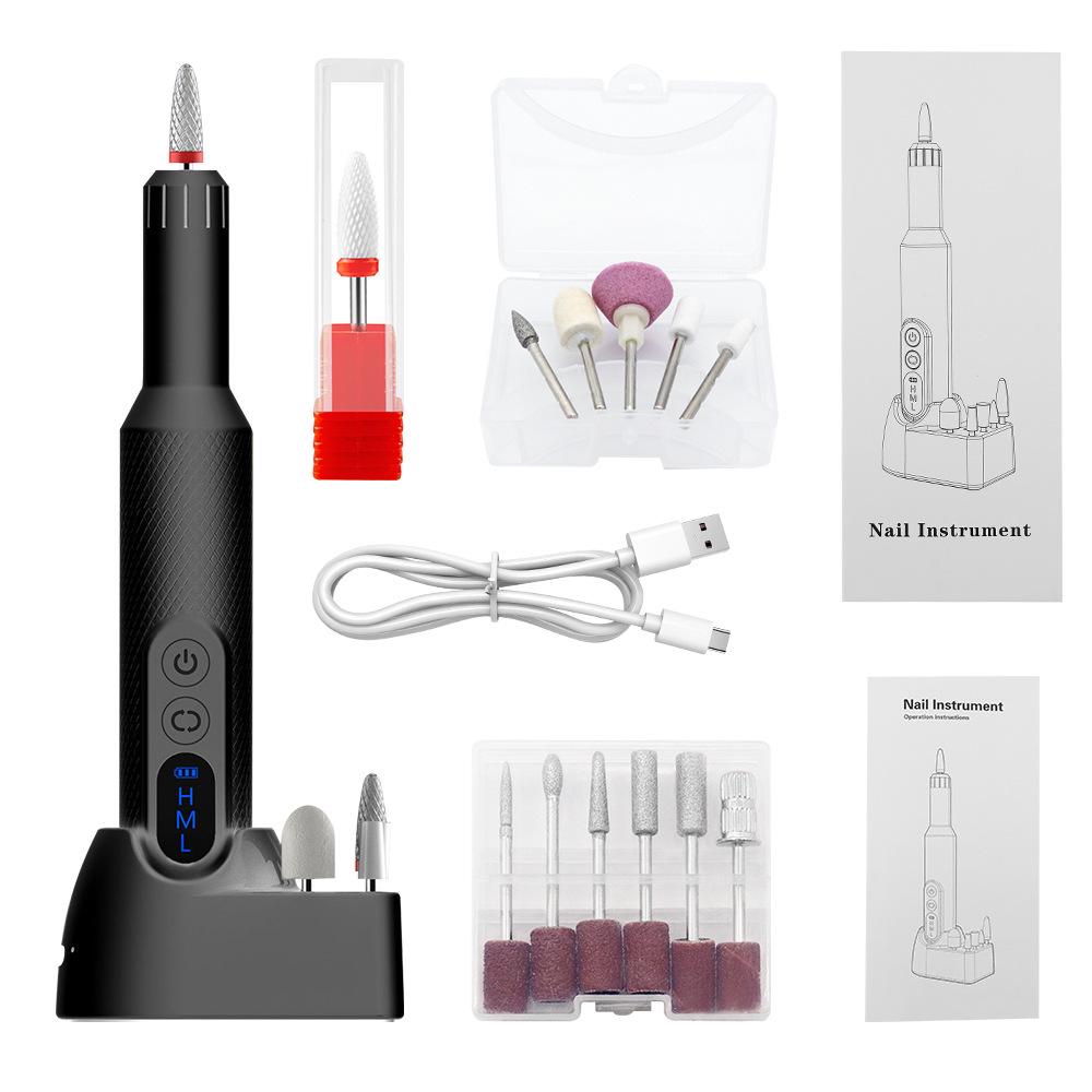 Electric Nail File & Polisher: Professional Cross-Border Manicure Grinder