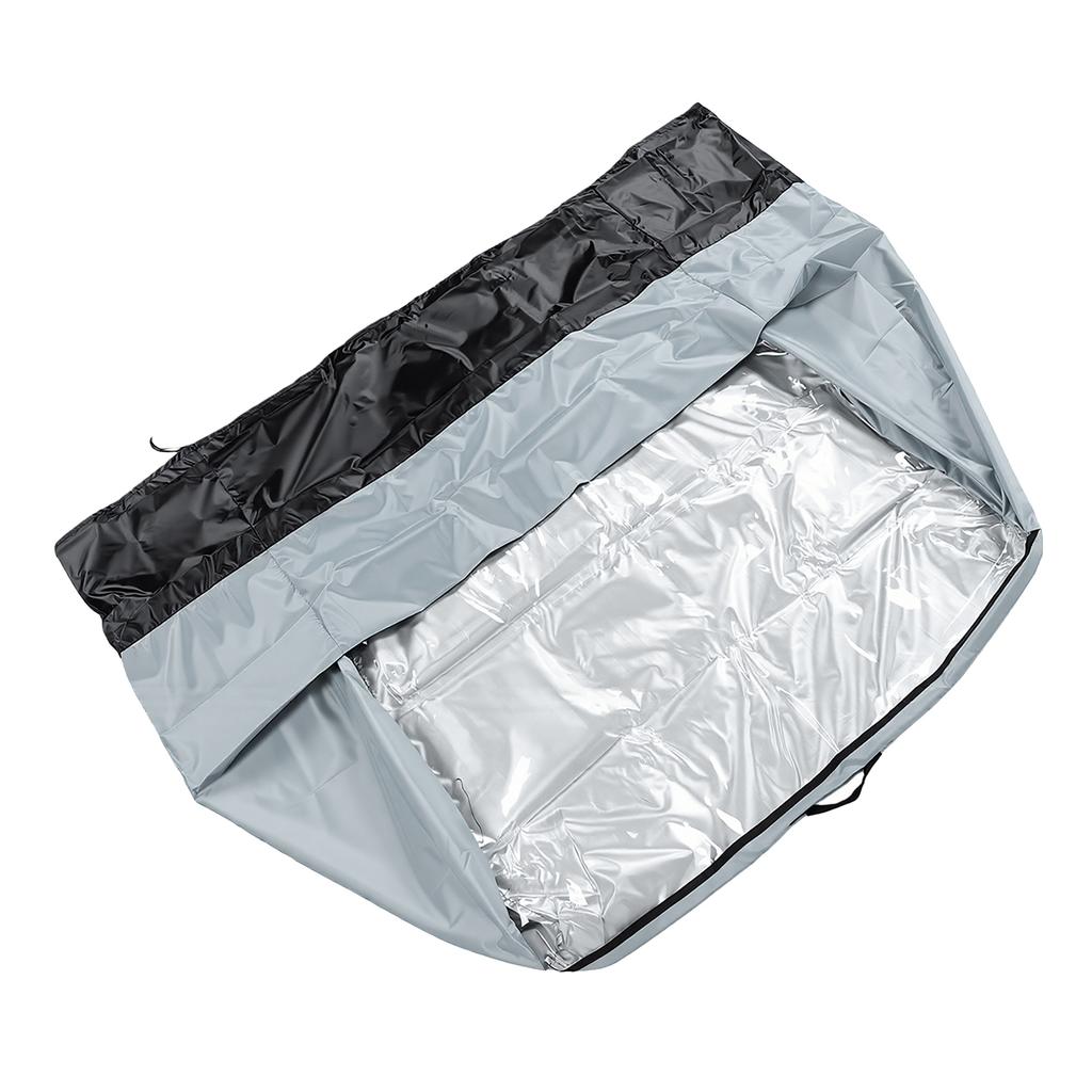 Refrigerant Recovery Machine Cover Fit for Robinair AC Machine 420D Silver Coated Windproof Protective Cover with