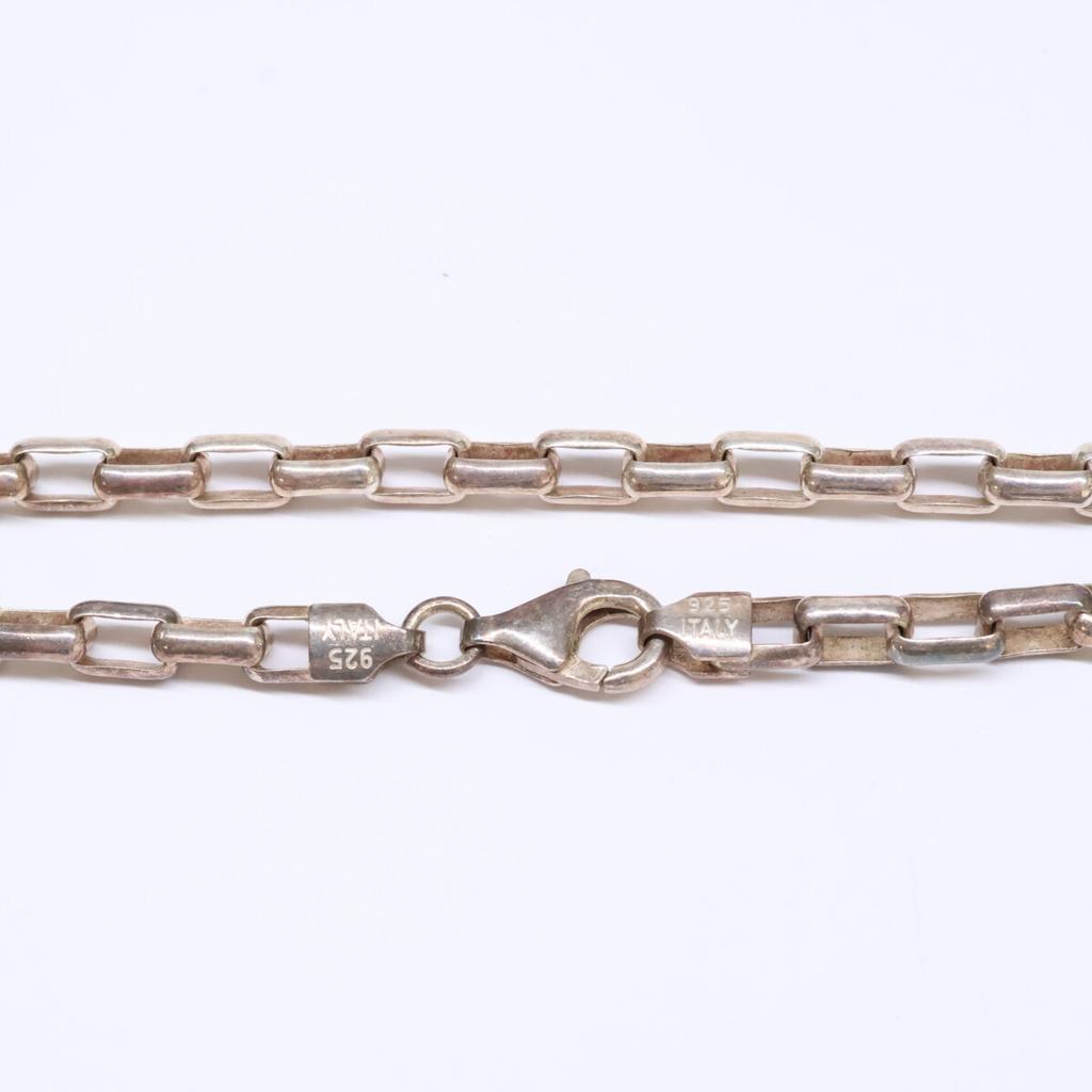 SV925 925 Venetian Chain Necklace SilverUsed