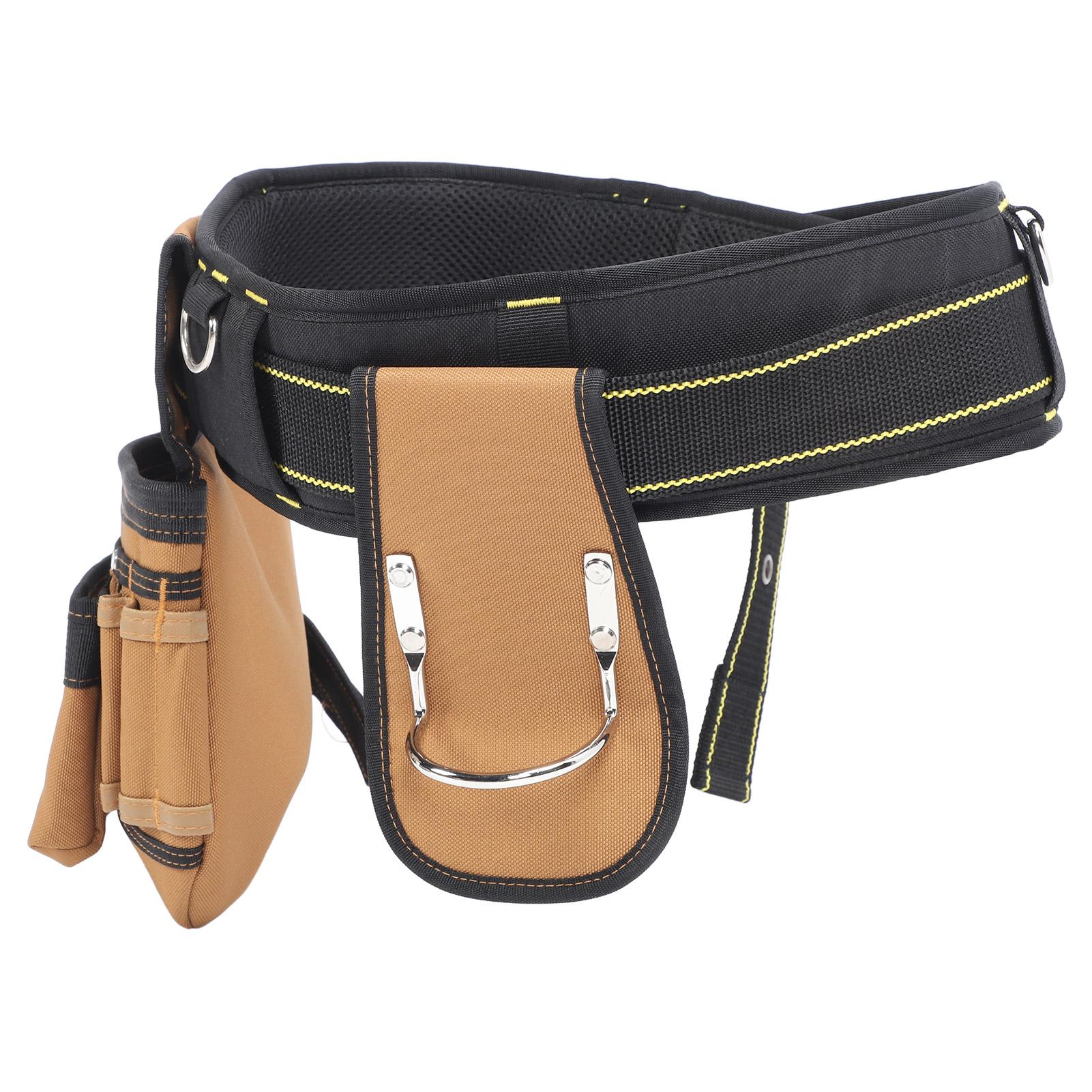 

Пояс для инструментов 12 карманов съемный подсумок регулируемый пояс быстросъемная поясная сумка для инструментов с молотком