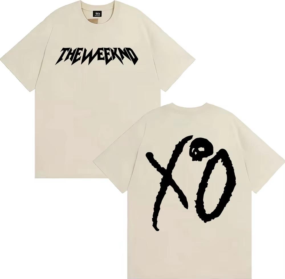 The Weeknd XO After Hours Til Dawn Druck Merch 2026 T-Shirt Baumwolle Unisex Kleidung Damen Sommer T-Shirt Y2k Lässig Fans T-Shirt