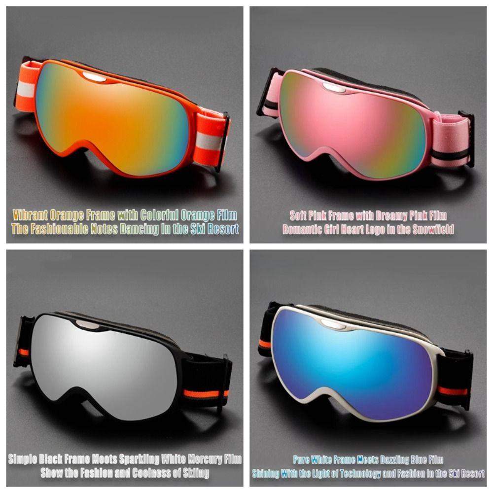 Anti-fog Children's Ski Goggles Double-layer Snow Eyewear Ski Supplies Kids Ski Glasses  Snowboard