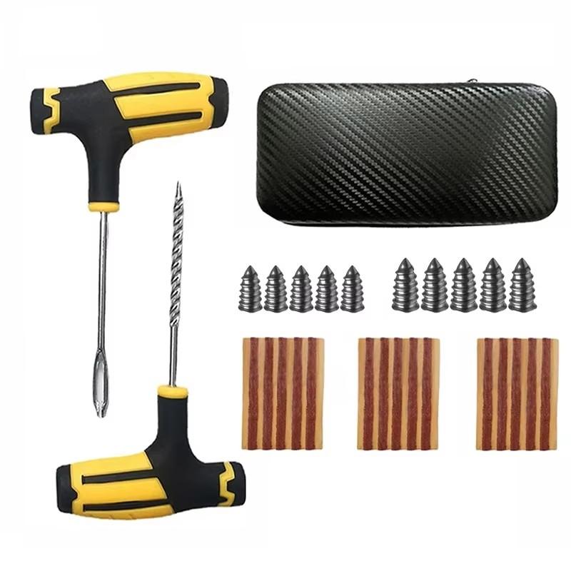 

Набір для ремонту нових автомобільних шин Інструменти для проколів шини Надзвичайна ситуація для проколів шин для універсальних смужок для змішування клею Набір інструментів для ремонту