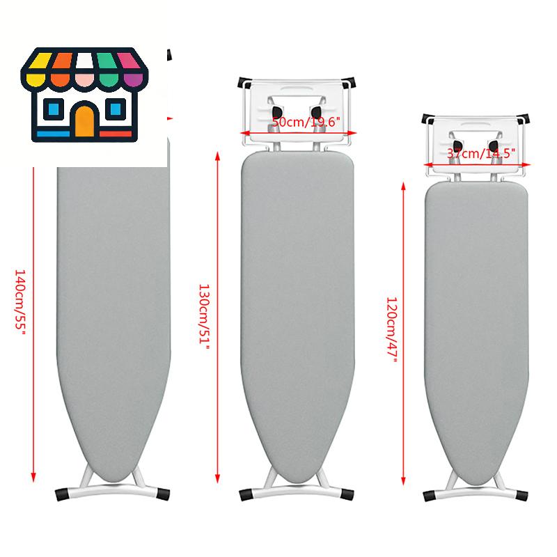 Home Universal Silver Coated Padded Ironing Board Cover Thick Heavy Heat Reflective Scorch Resistant