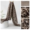 Long Strips of Silk Scarf  High-end Sense Mulberry Silk Scarf  Women's Fresh Small Floral Thin Style  Atmosphere  Big Shawl