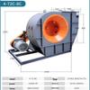Environmental Belt-driven Centrifugal Fan CN Plug (adapter Included)