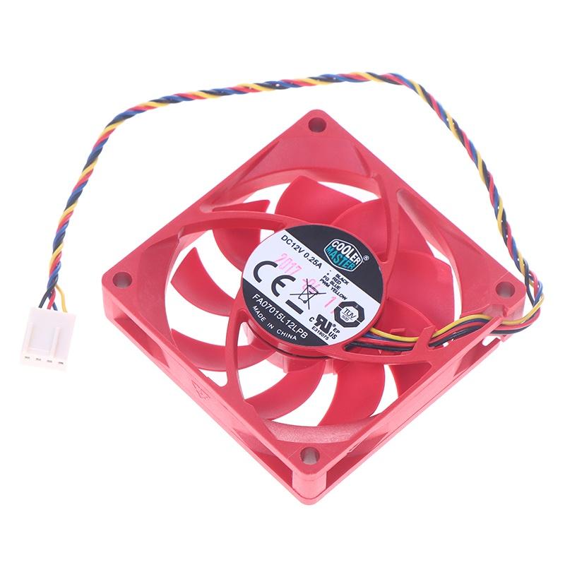 Amd Cpu Cooling Fan Original Cooler Master 7015 70*70*15Mm 70Mm Cooling Fan Fa07015L12Lpb 4Pin Pwm 1000-3400Rpm Dc12V 0.25A
