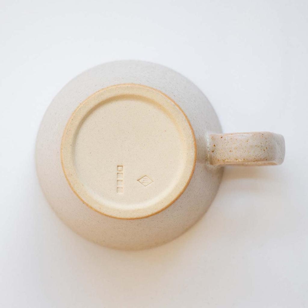 Wired Beans Eternal Shigaraki Ware Wheat Beige 240ml Mug, Mug,