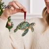 Gastgeschenke für Festivals Meerglas-Weihnachtsdekoration, Küsten-Schildkröte Walhai Oktopus Bürodekorationen Baumbehang, Meeresinspiriert