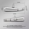 Motorcycle Exhaust Modify Stainless Adapter Middle Pipe Connect Muffler For CFMOTO 450SR 450SS 450 SR SS 2022-2025