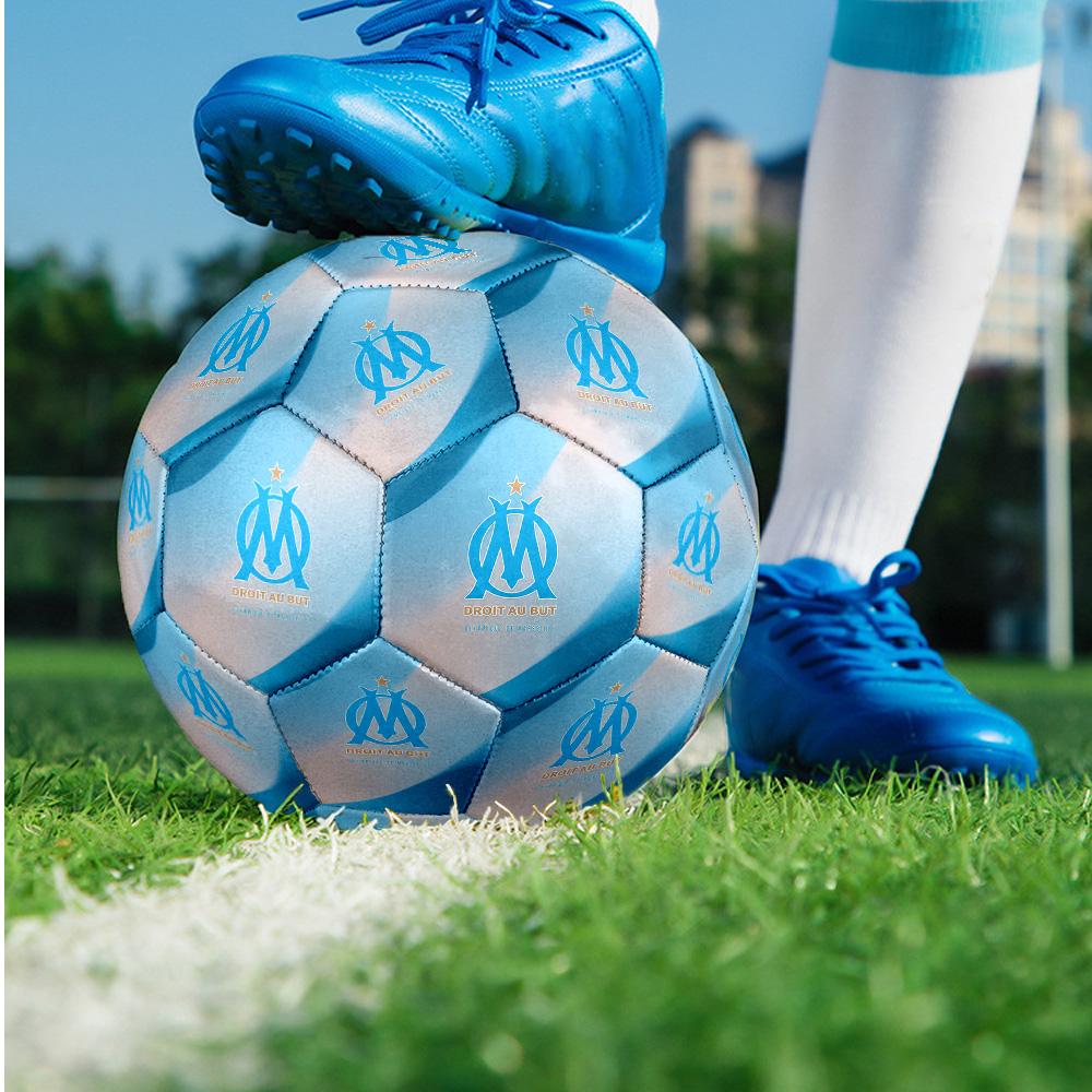 Olympique Lyonnais FC Size 5 Standard Football Durable Training Match Soccer Ball for Adult Outdoor Sports