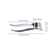 1pc Alloy Manual Garlic Press, Garlic Paste