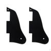 2 Pieces Pickguard Scratch Plate for 35 Guitar Parts Black