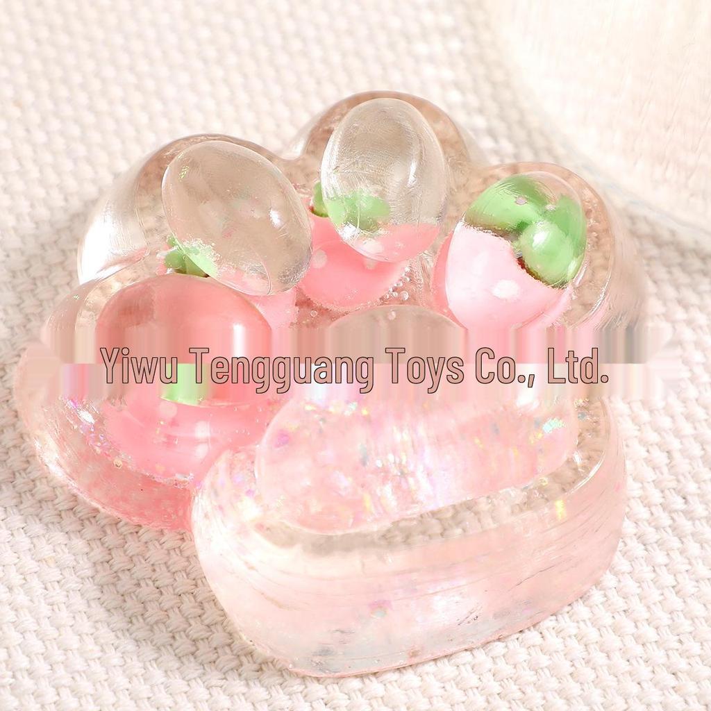 Viral Giant Plush Cat Paw Squishy Toy – Stress-Relief with a Soft, Pinchable Texture