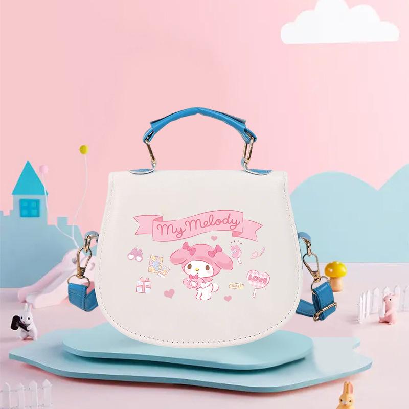 Korean Version of Trendy Cartoon Printing Cute High-value Student Shoulder Bag Women's Portable Handbag