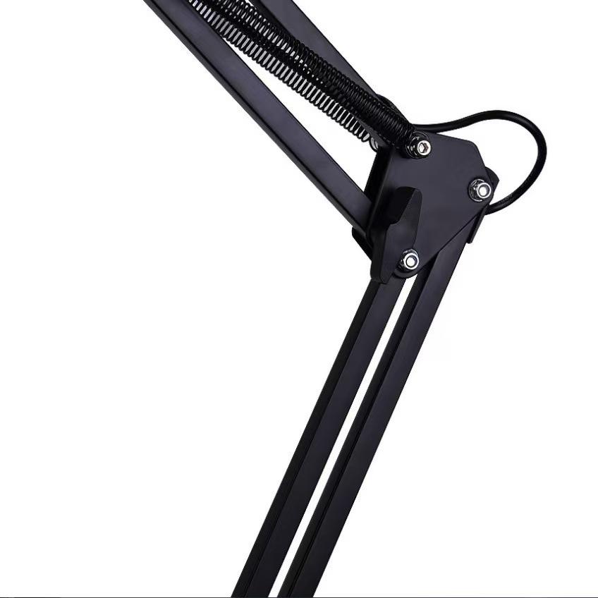 Foldable LED Desk Lamp with Magnifier for Makeup, Manicure, and Eyelash Extension