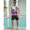 Retro Striped Graphic Tank Tops For Men Fashion Casual Summer Sleeveless 3D Printed Vest Loose Crew Neck Quick Dry Sports Tees