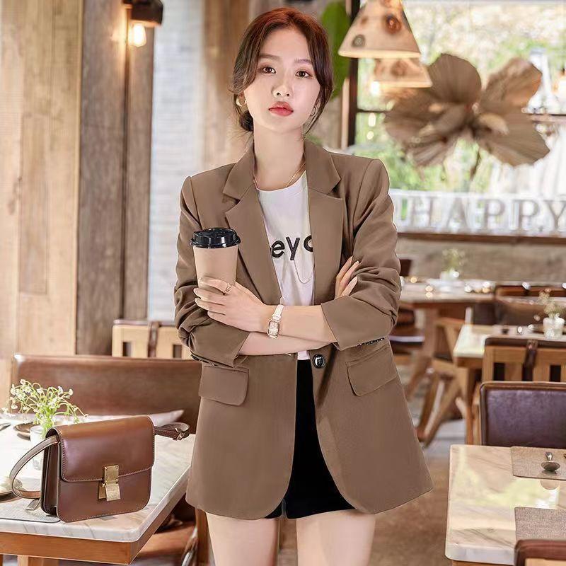 Stylish Casual Blazer Jacket for Women, Perfect for Spring and Fall Seasons
