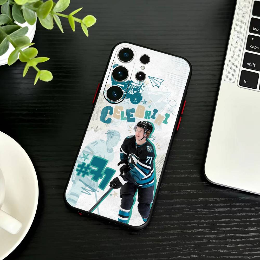 

U-San Jose Sharks Phone Case For Samsung S26,S25,S24,S23,S22,S21,S20,Ultra,Plus,FE Black Soft Cover Samsung S21 s305G