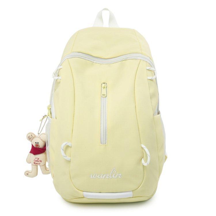 Schoolbag new backpack unisex large capacity simple lightweight student travel backpack ins college bag