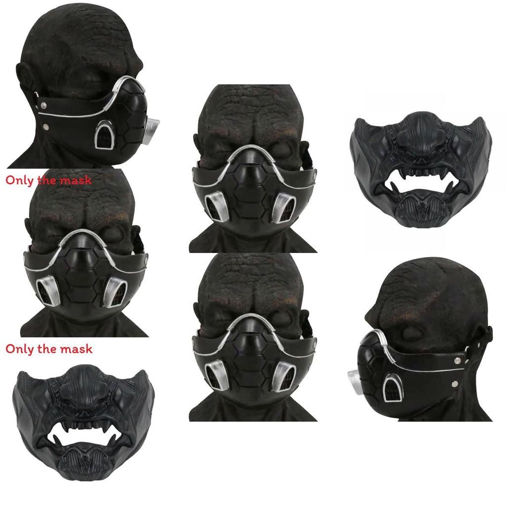 Ghost Of Tsushima Mask Halloween Prop Resin Viper Design For Halloween And Christmas