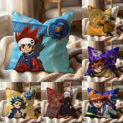 Heiße Anime B-Beyblade Kissenbezug Mehrzweck-Kissenbezug für Zuhause & Auto - Wendbar, Weich & Langlebig für den täglichen Gebrauch