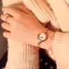 1PC Simple Silver Women's Watch Elegant Small Bracelet Women's Clock Fashion Retro Women's Watch Gift LXY
