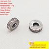Silver Plated White Copper Water Drop & Star Beads with Round Clasp for DIY Accessories