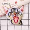 Pocket Cat Children's Clothing Accessories Burnt Edge Foreign Trade Explosion Adhesive Patch Sticker