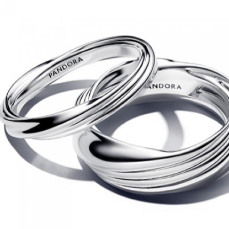 Pandora Twisted Double Ring 193890c00