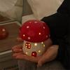 New Creative Mushroom Nightlight Bedroom Bedlight Mini Desktop Sunset Night Lamp Girl Heart Dream Ceramic Light Led Night Light