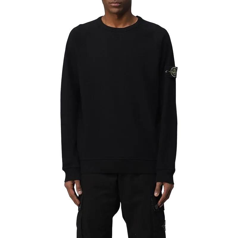 STONE ISLAND Compass Patch Sweatshirt 'Black' Men's 781566360-V0029