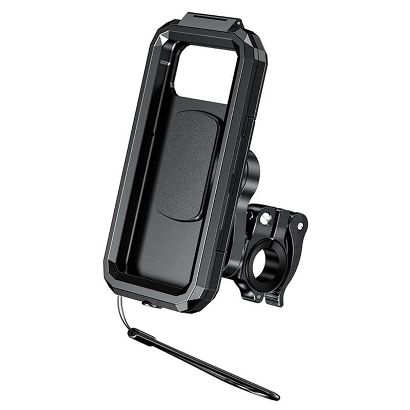 Universal 4.7-7 Waterproof Motorcycle Phone Holder & Bike Phone Case Manual clip