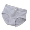 Women's Pure Cotton Mid-Waist Briefs - Breathable, Comfortable, Hip-Hugging, Colored Briefs for Young Girls