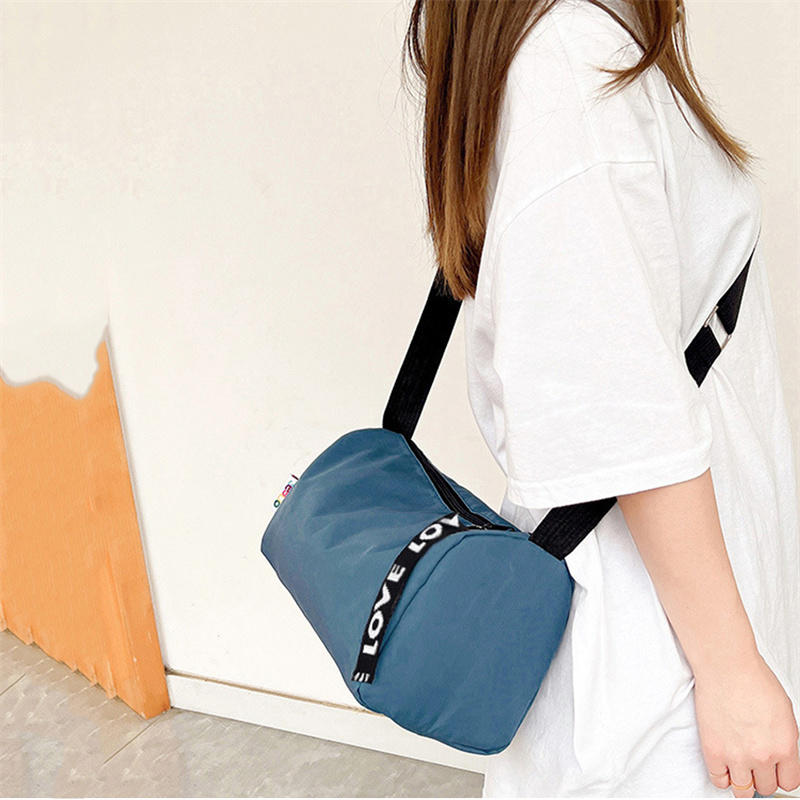 Unisex Large Capacity Travel Duffel Bag Foldable Fitness Gym Shoulder Crossbody Bag Casual Sports Training Bag