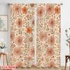 2pcs,2D plane printing Popular Curtain Panels Blossom Harmony Polyester Woven (without rod) Decorations Outdoor for Living Room,