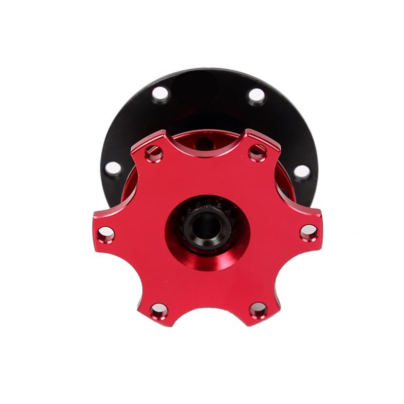 Universal Steering Wheel Quick Release Hub Boss Kit Wheel Hub Adapter For 6 Hole Steering Wheel Hub